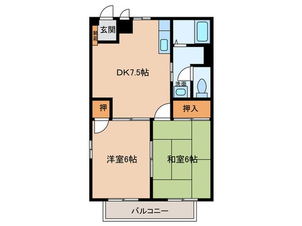 ア－バンフォ－の物件間取画像